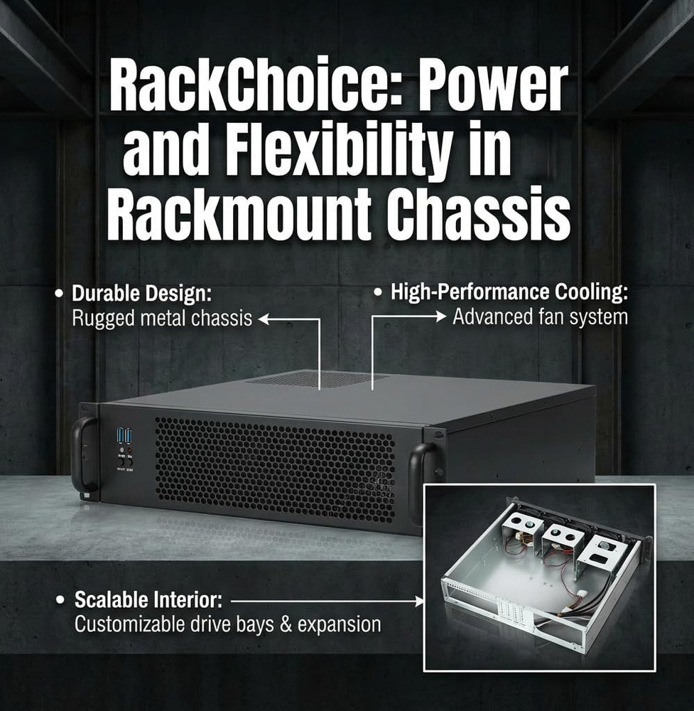 Server Case Microatx/Mini-Itx 2U Rackmount Server Chassis Max 7X3.5 Bay / USB3.0