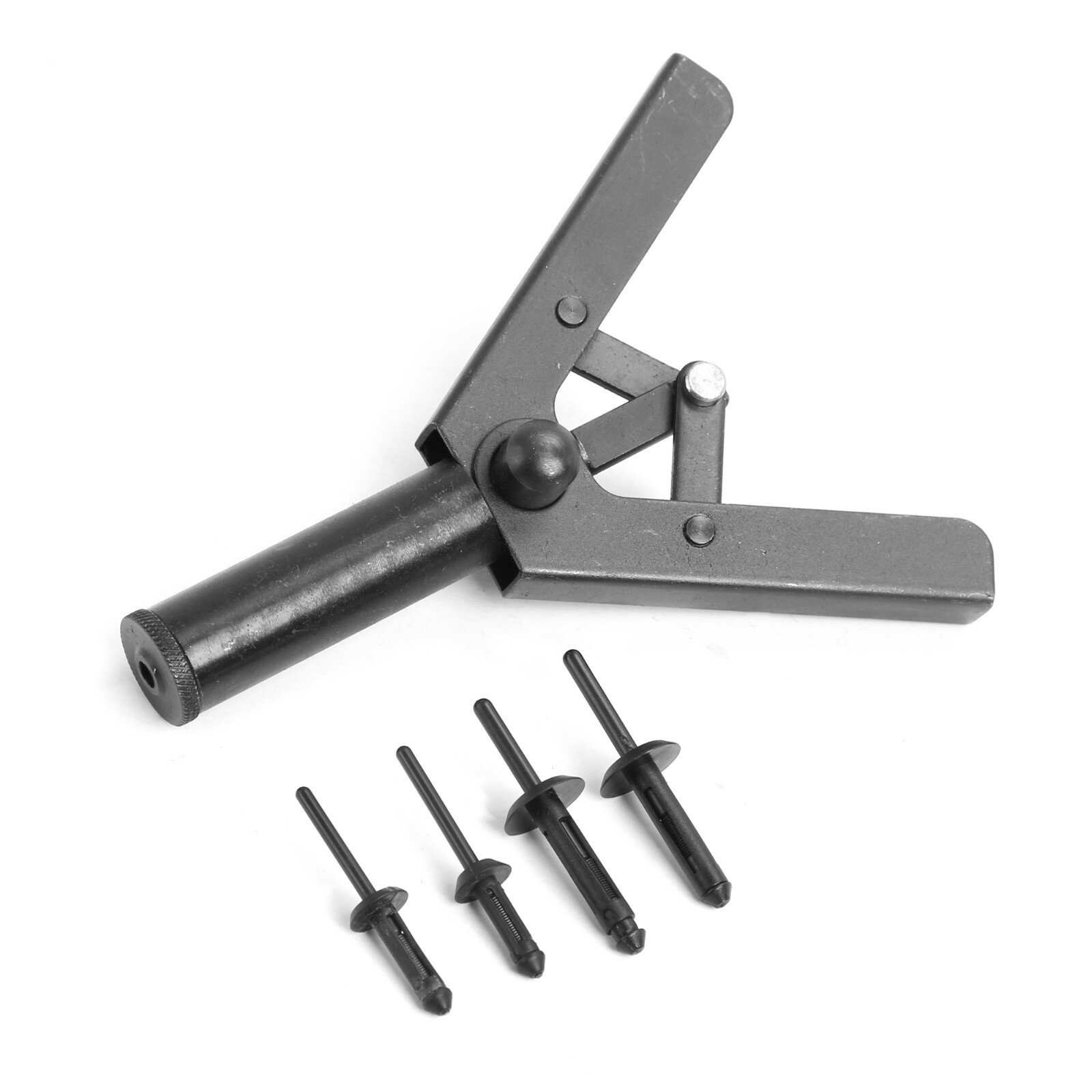 Assorted Plastic Riveter Rivet Gun Quick Set Hand Tool With 40 Poly Rivets