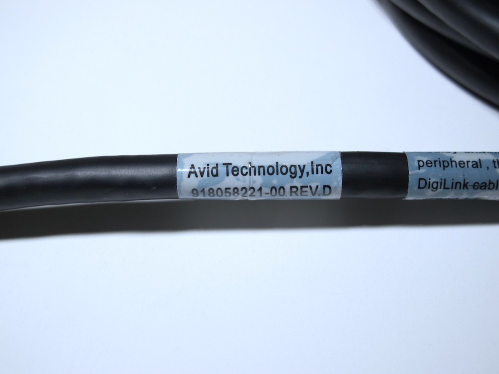 Used Avid Digidesign Mini-DigiLink (M) to Mini-DigiLink (M) ProTools 12 Ft Cable