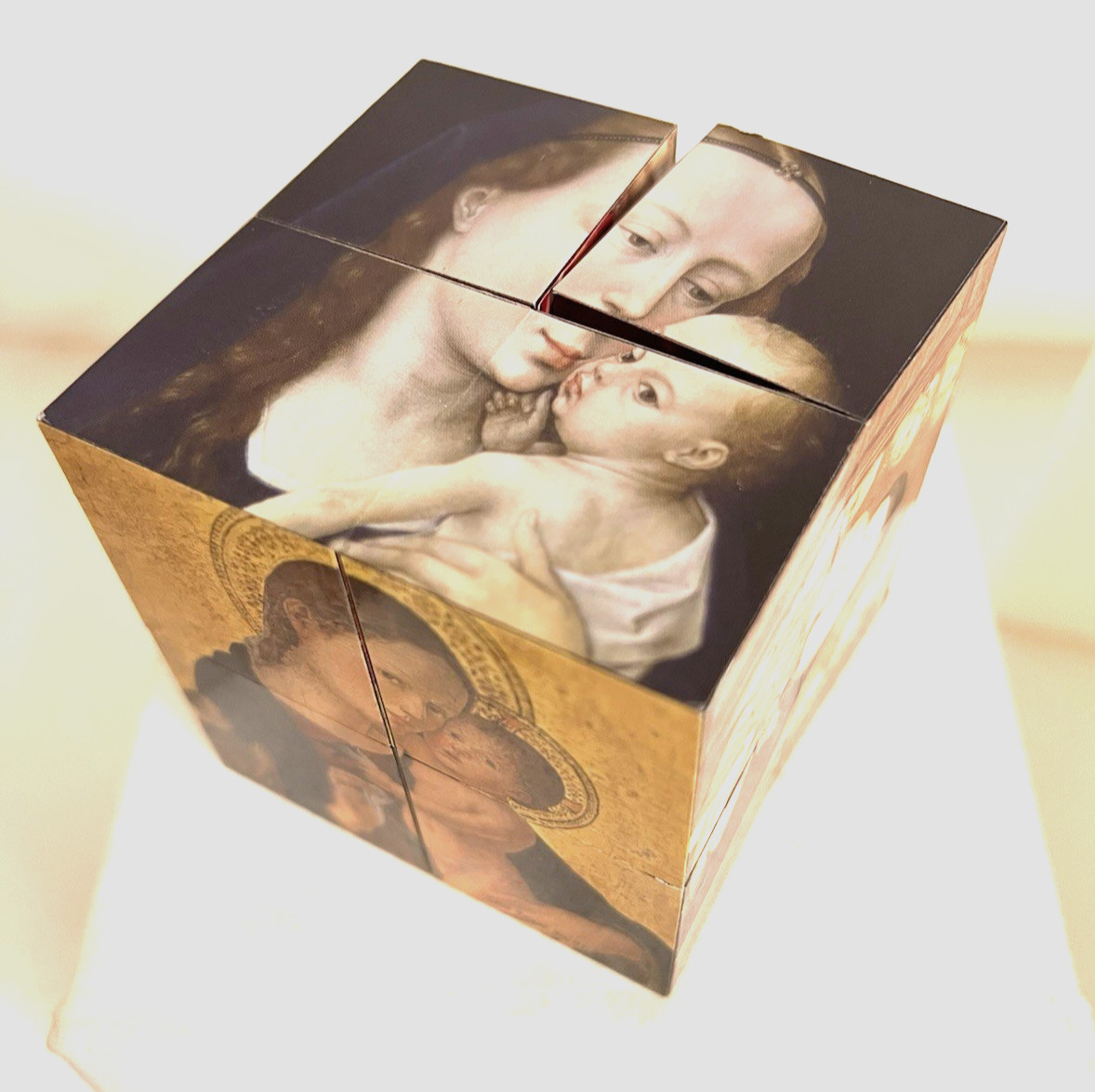 Madonna & Child Art Cube Collection Museum of Fine Arts Houston with Booklet