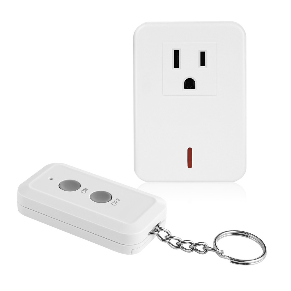 DEWENWILS Remote Control Electrical Outlet Plug Wireless On Off Switch 100ft RF