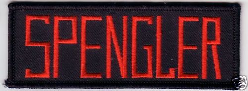 GHOSTBUSTERS "SPENGLER" SCREEN VERSION NAMETAPE - GBS14