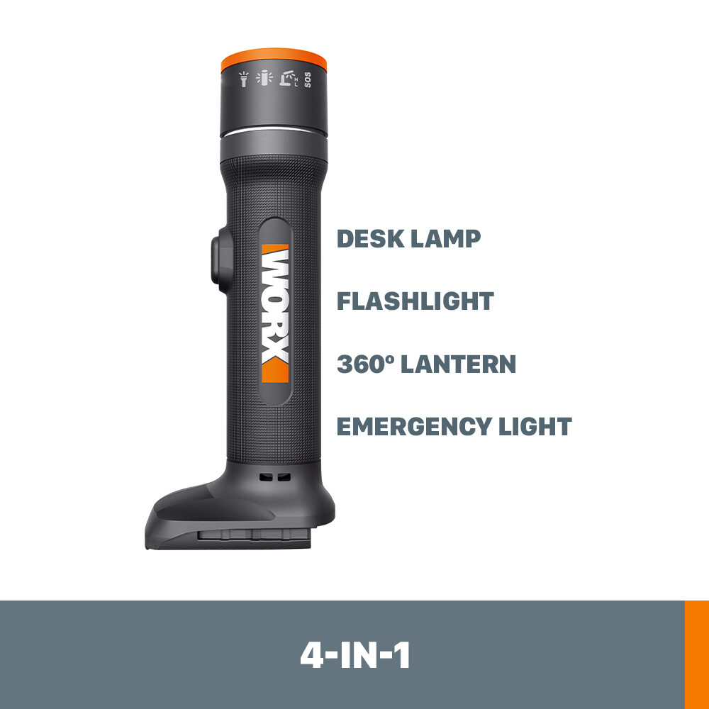 WX027L.9 Worx 20V MaxLithium Cordless Multi-Function LED Flashlight (Tool Only)