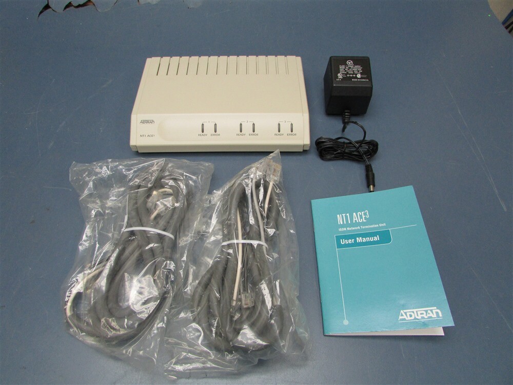 Used AdTran NT1 ACE3 with Power Supply