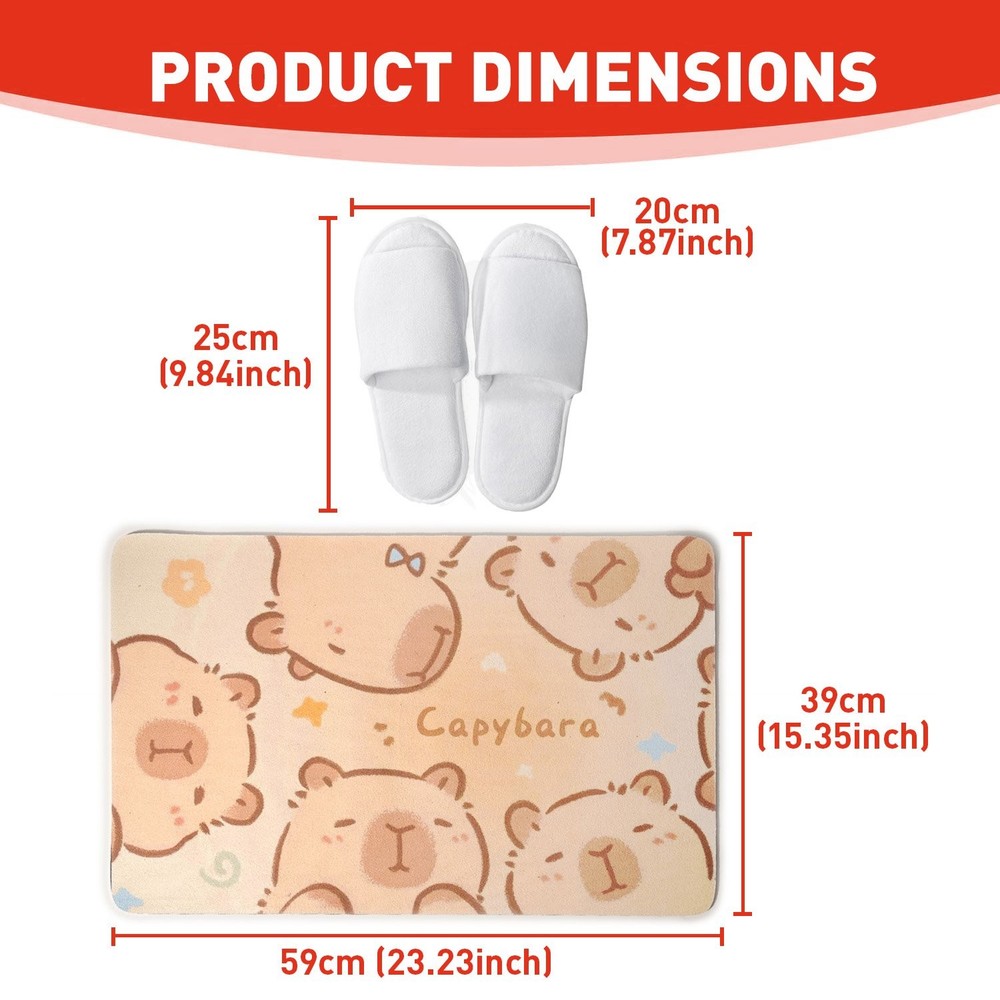 Absorbent Bath Mat Magic Rug, Quick Drying Mat Magic Bath Mat Non-Slip Floor