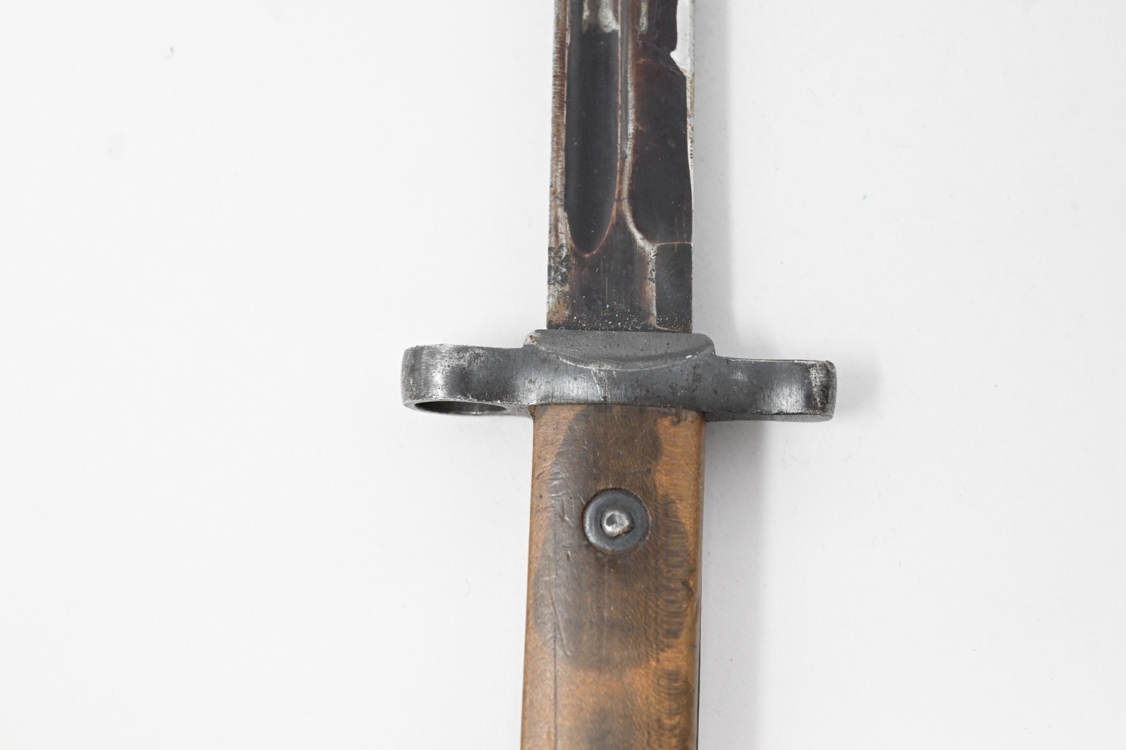 WWII Italian M38 Carcano Fixed Bayonet Original with Scabbard Numbered 1940s