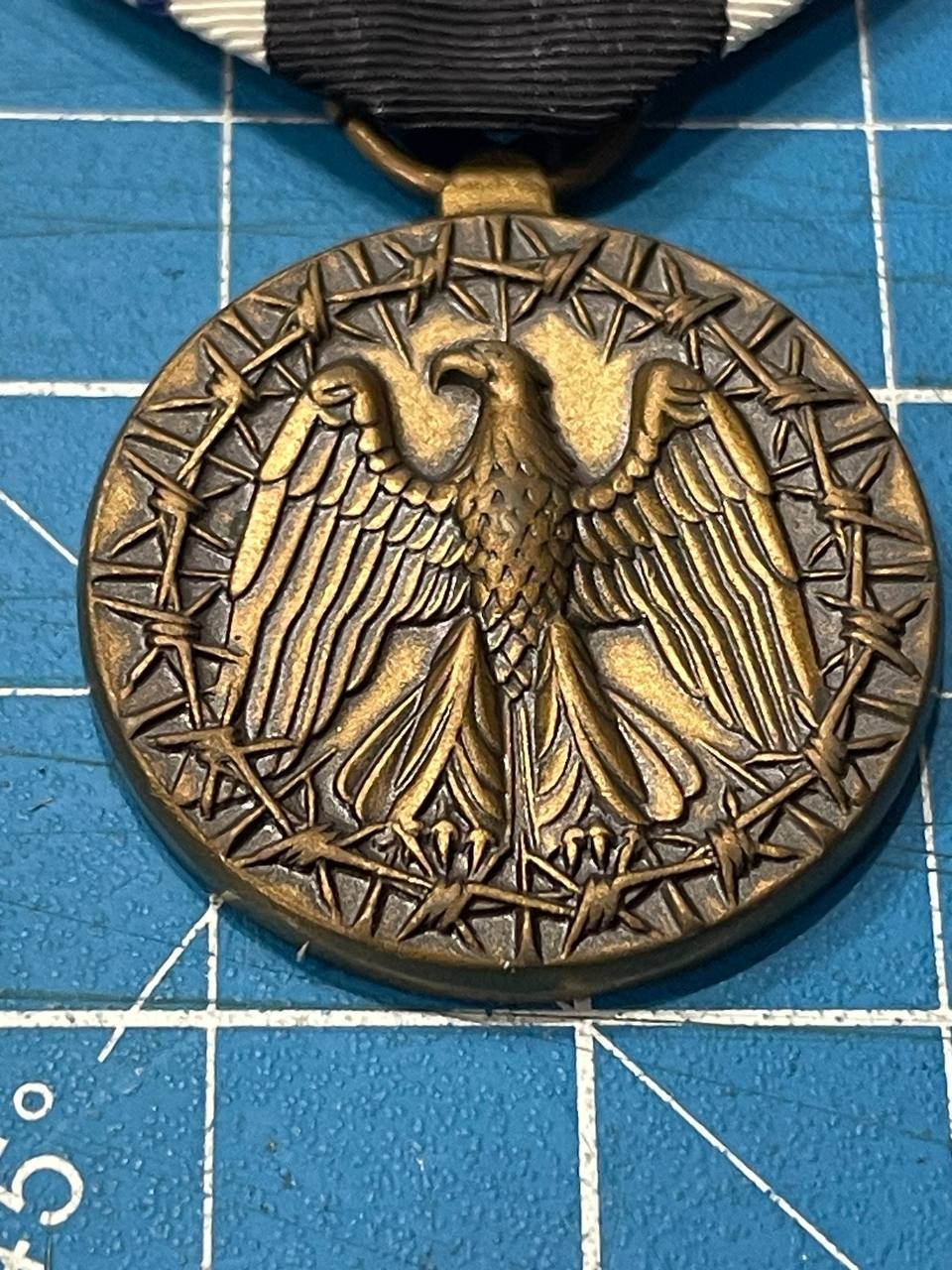 Original WWII US POW Medal Prisoner Of War Medal