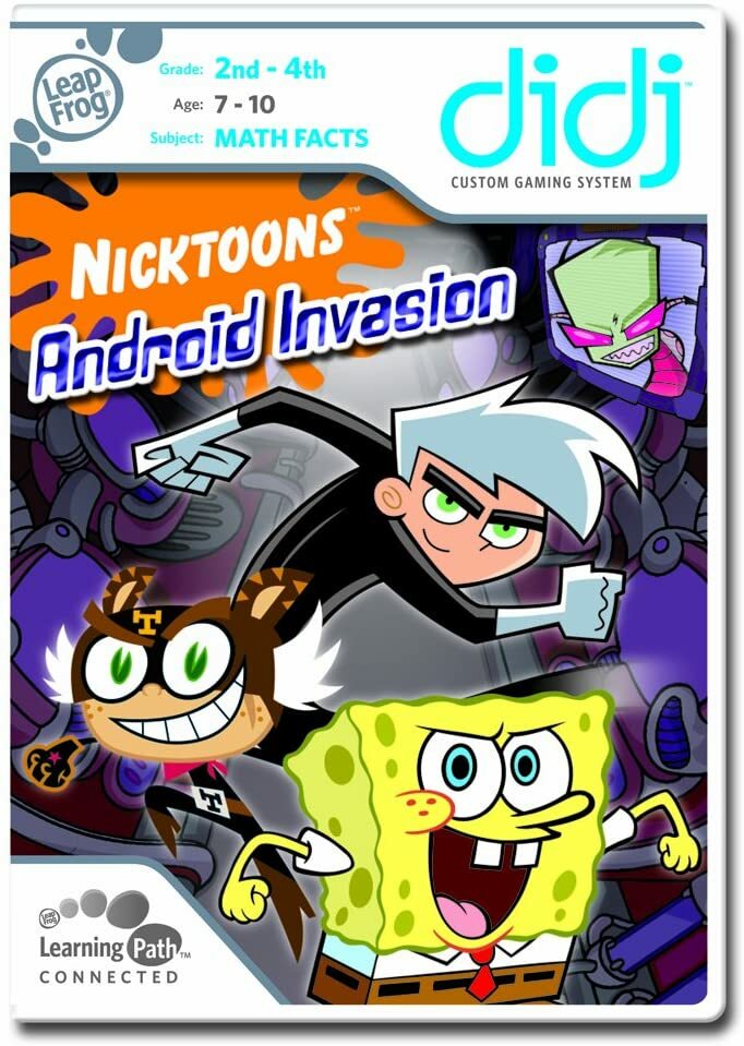 LeapFrog Didj Custom Learning Game Nicktoons - Grades 2-4 Android Invasion-1
