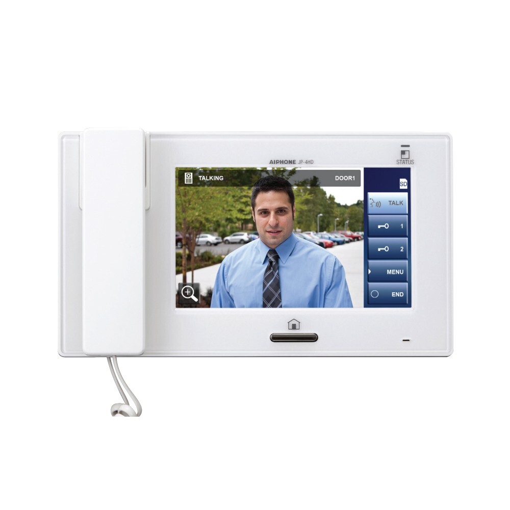 Aiphone JP-4HD 7" Video Sub Master Station with Touchscreen LCD