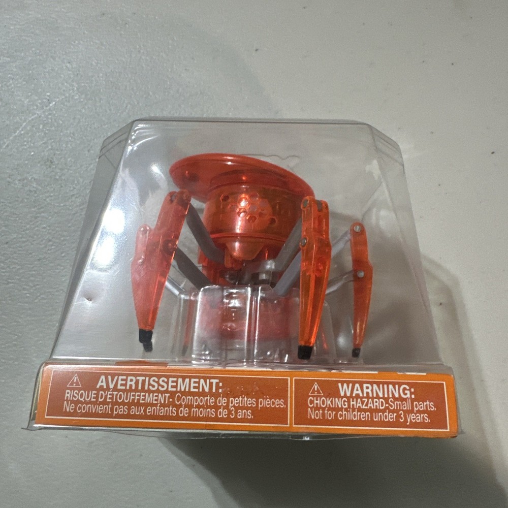 HEX BUG ORANGE SPIDER ROBOTIC CREATURE REMOTE CONTROL