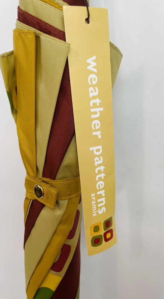 Aramis Doorman "Weather Patterns" Umbrella 36" Sampling NWT