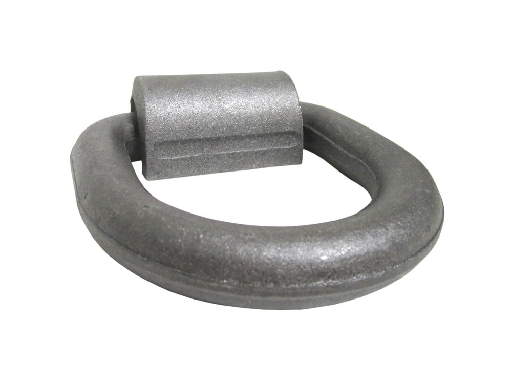 3/4" Weld On Mountain Bracket D Ring for Flatbed Tie Down Trailer Cargo 2 Pack
