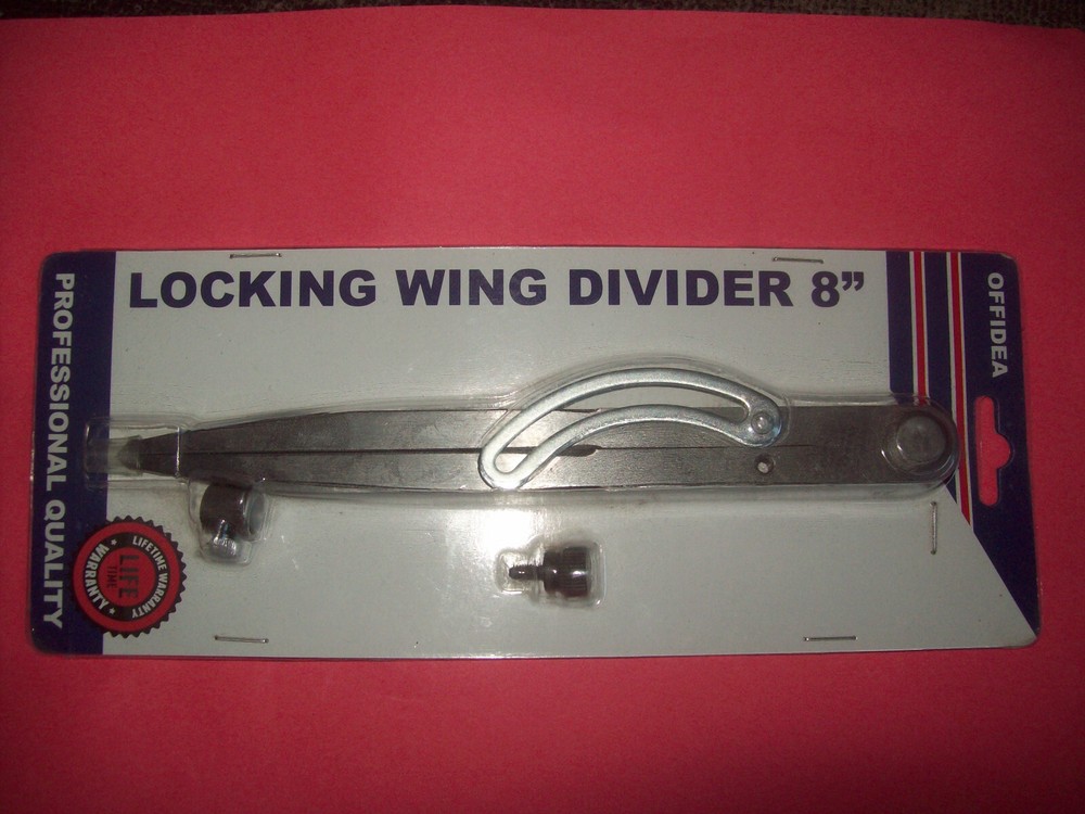 OFFIDEA PROFESSIONAL QUALITY LOCKING WING DIVIDER 8"