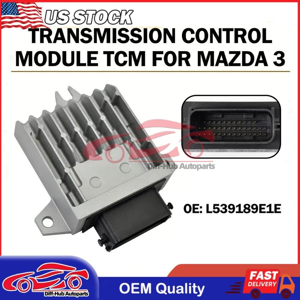 L539 189 E1A 2010-2011 MAZDA 3 2.5L Transmission Module TCM TCU Reprogrammed