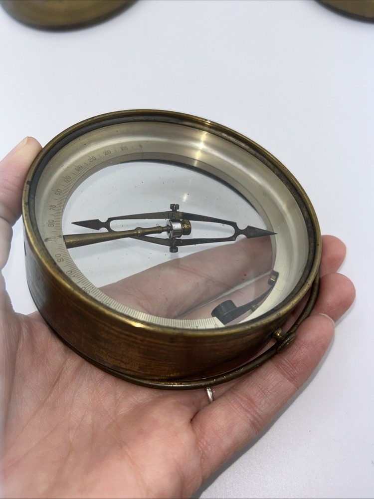 Antique Mining Dip Needle Compass