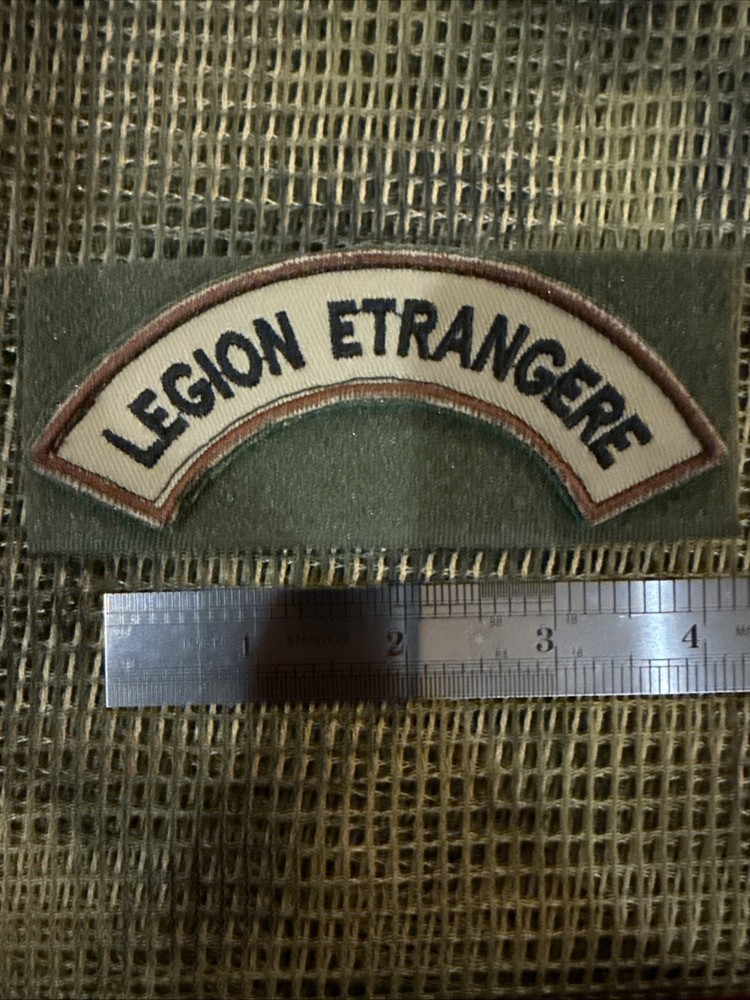 French Foreign Legion Pocket Patch Commandos Afgan War -Desert Camo