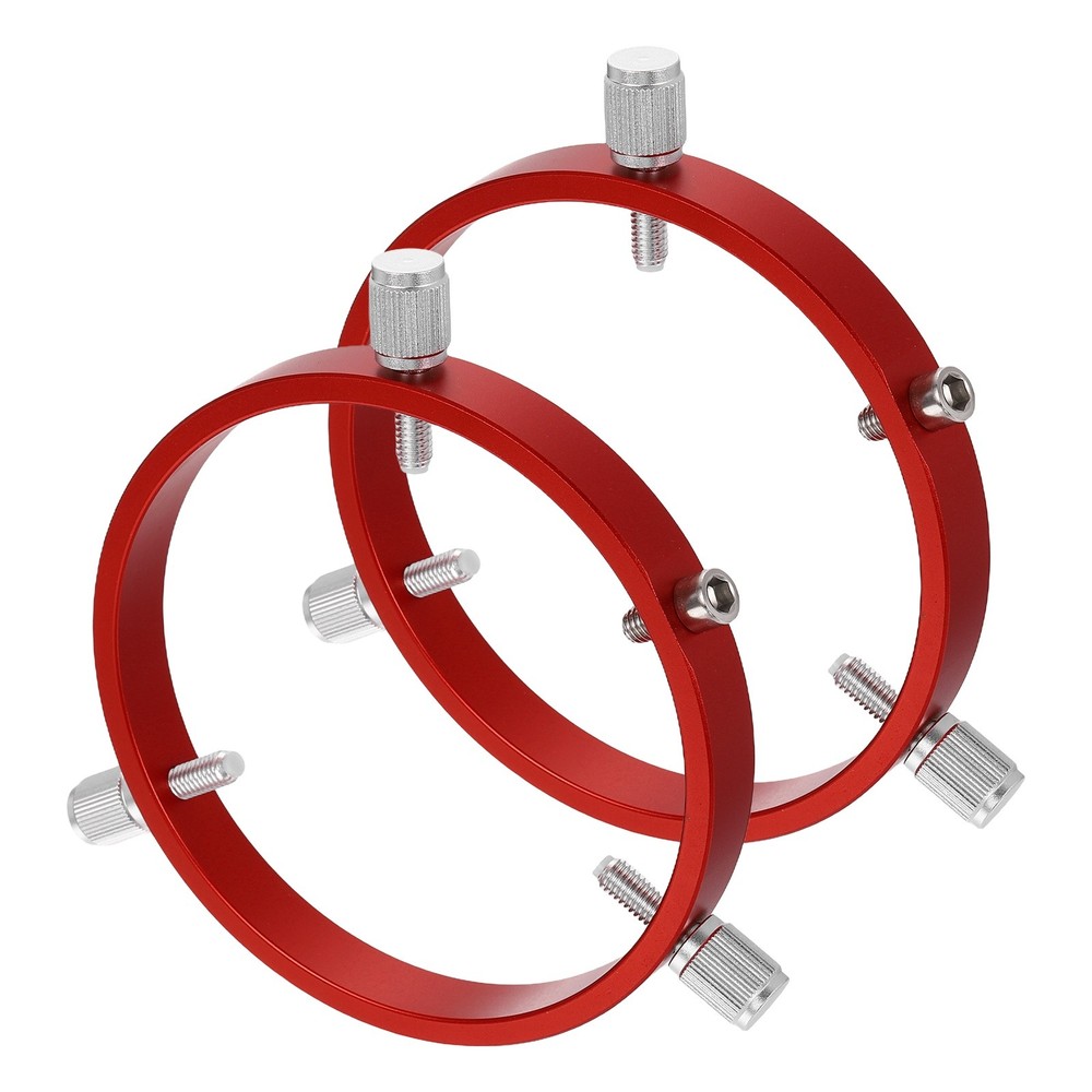102mmD Adjustable Guiding Scope Rings, 2pcs Metal Guide Scope Rings, Red