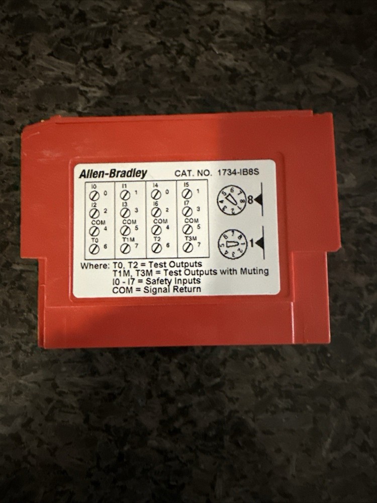 Allen Bradley Digital Safety Input Module 1734-IB8S Ser A
