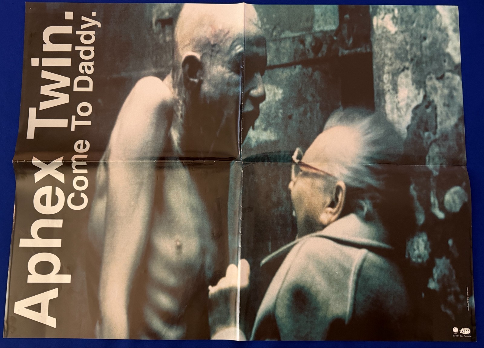 vintage 1997 Aphex Twin Come to Daddy PROMO POSTER SIre/Warp VERY NICE!