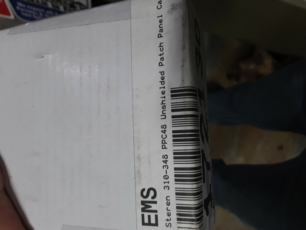 Steren 310-348 48 Port CAT5E Patch New Sealed..ppc48 Patch Panel