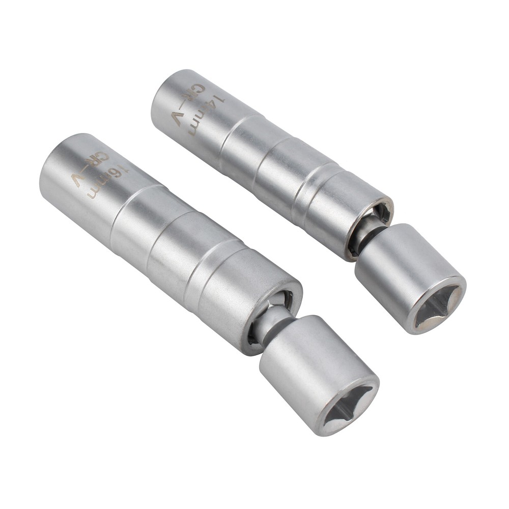 14MM 16MM Thin Wall Magnetic Swivel Spark Plug Socket 12-Point Removal Tools
