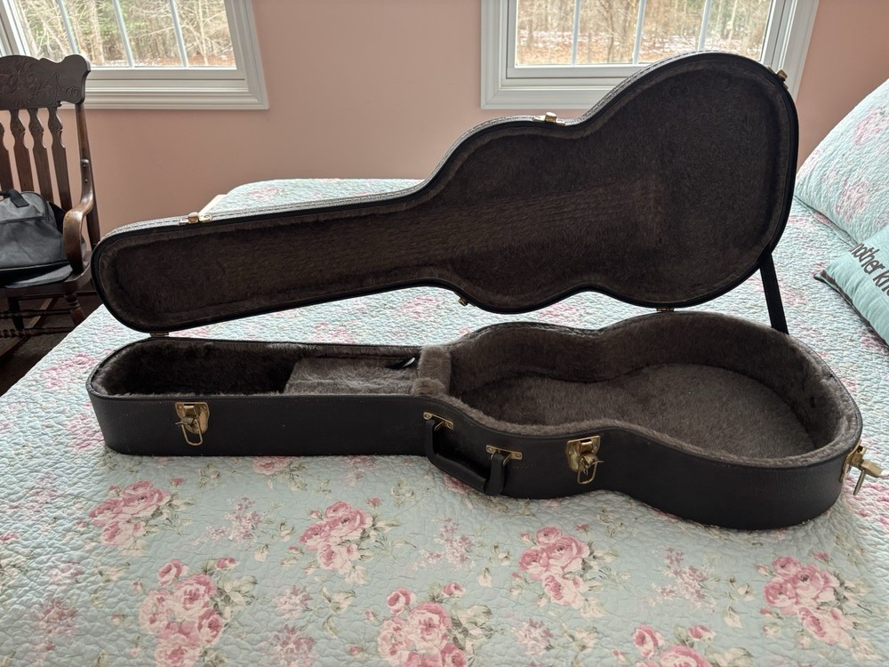 1990's Parlor Guitar Hard Shell Case
