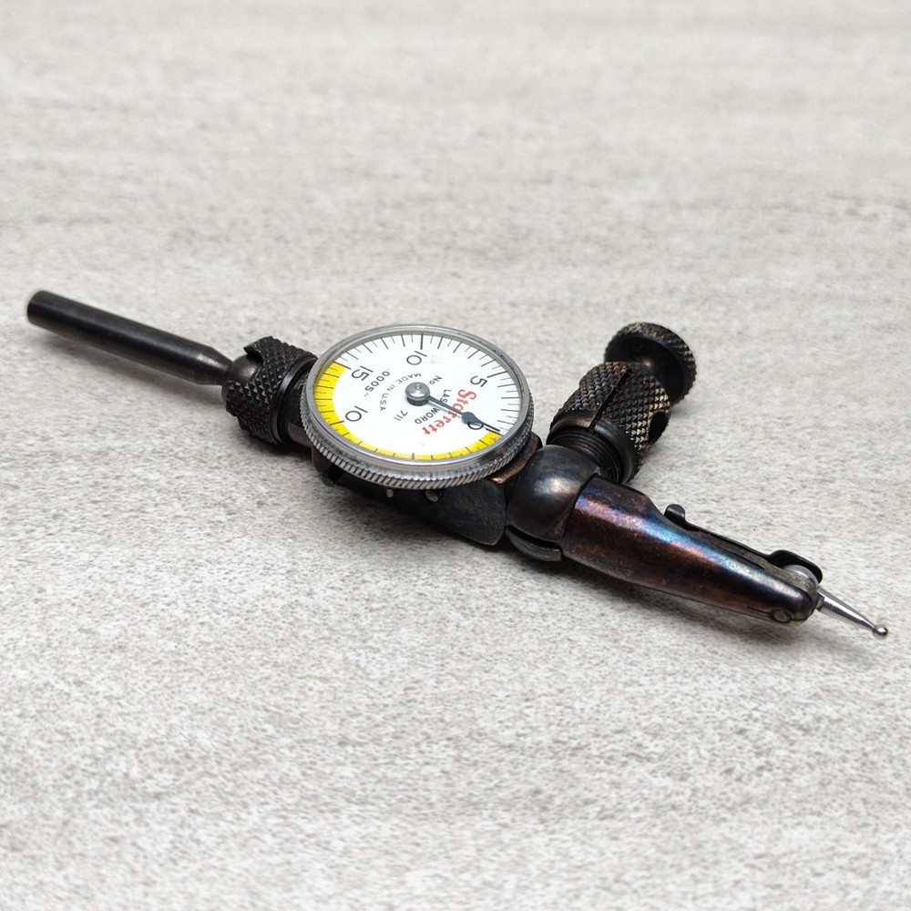 Starrett 711 Last Word Dial Test Indicator Set w/ Case