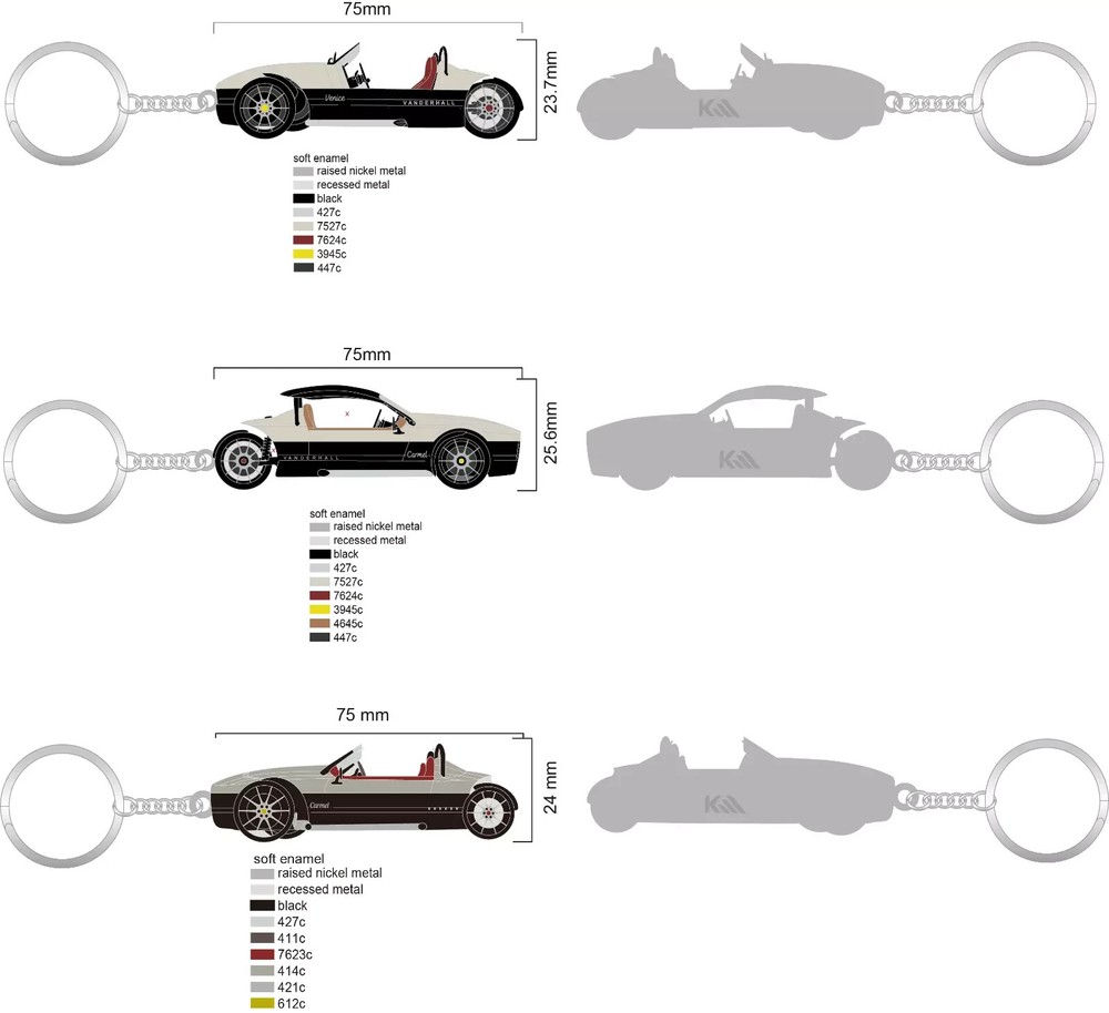 Vanderhall Keychain (Venice)