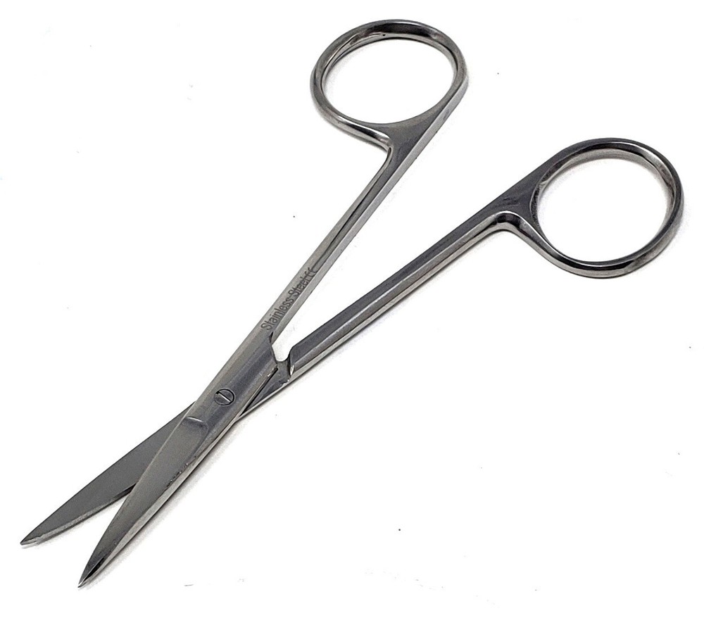 HIGH QUALITY STAINLESS STEEL IRIS MICRO SCISSORS STRAIGHT TIP 4.5"