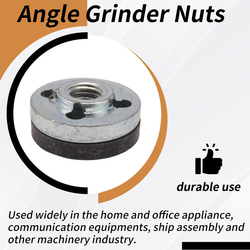 2Pcs Replacement Angle Grinder Part Inner Outer Flange for 9523 T8G73182