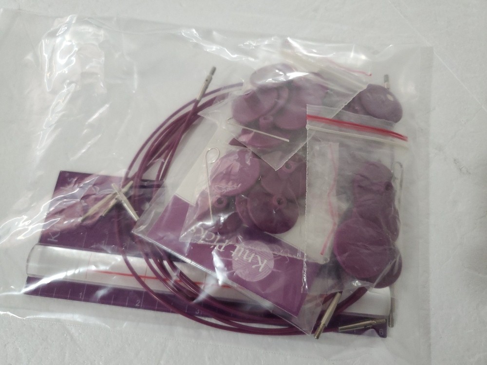 Denise Interchangeable Crochet Hook Set & Knit Picks Needle Cables, etc Knitting
