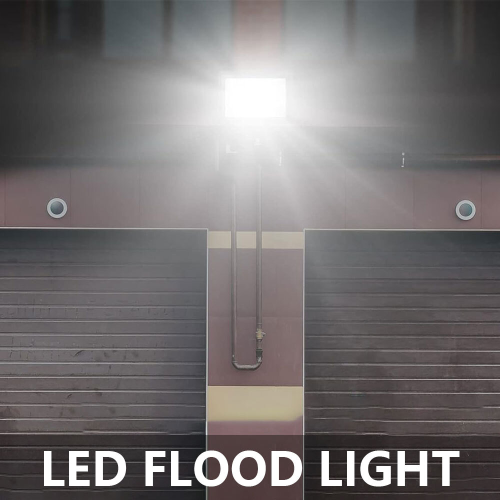 4pcs 100W LED Flood Light Outdoor Garden Lamp Yard Security Landscape Spotlight