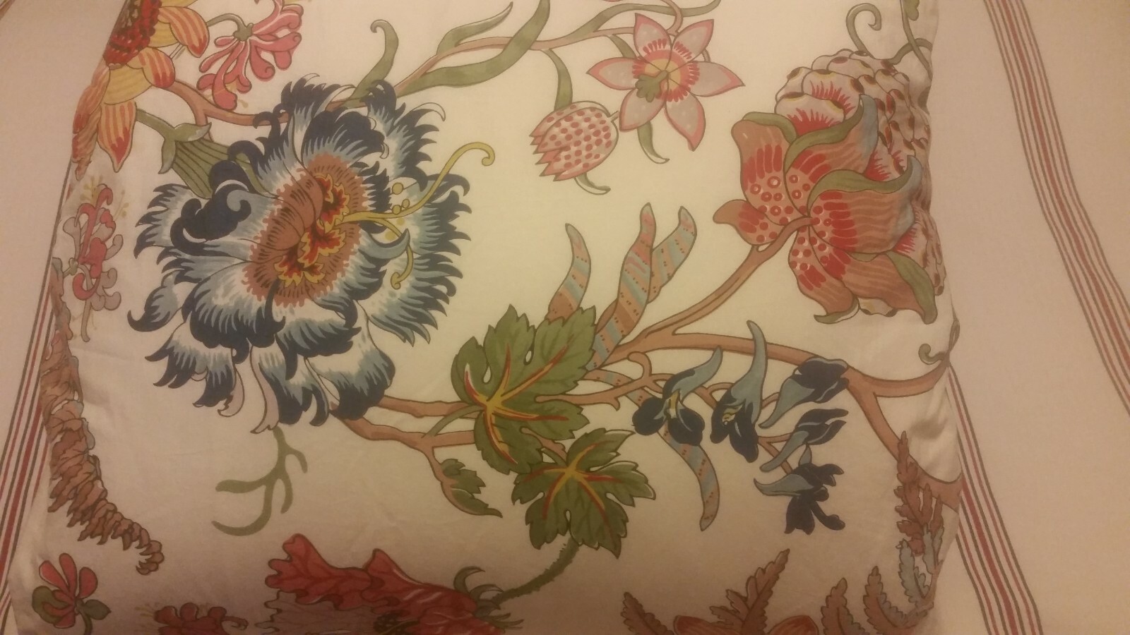 RARE Pottery barn Reagan Palampore Floral TWIN duvet comforter insert