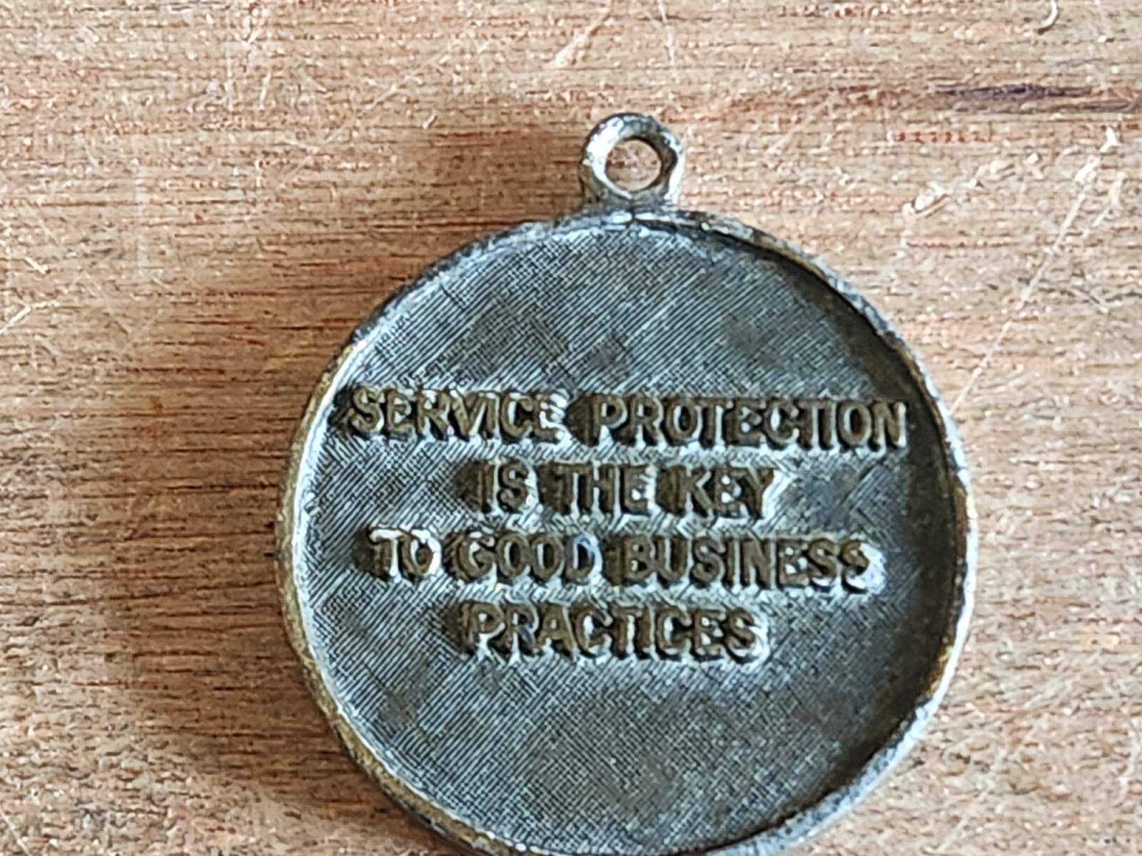 Western Electric Installation Medal FOB Pendant Employee Award Rough Vintage