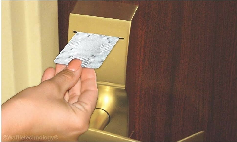 KICTeam Waffle Technology Card Reader Cleaning Card 40Count