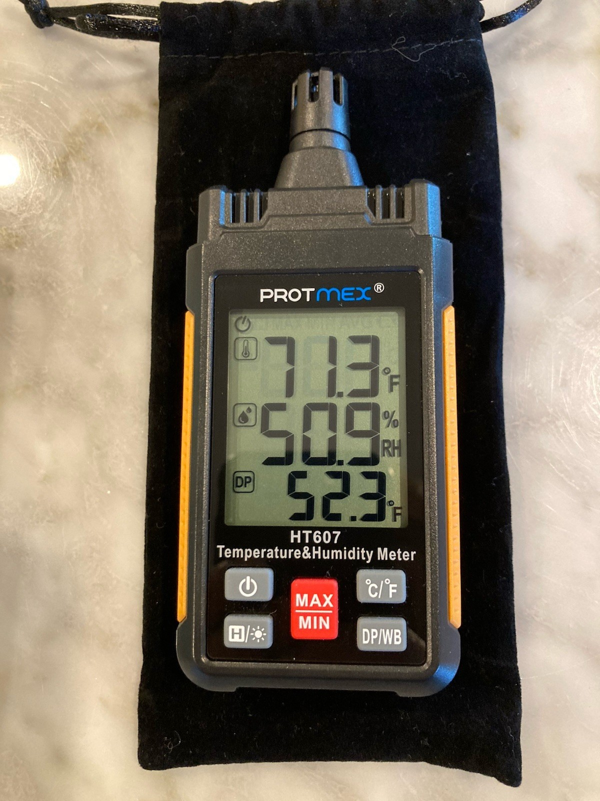 PROTMEX HT607 Temperature Humidity Meter High Precision Digital Hygrometer