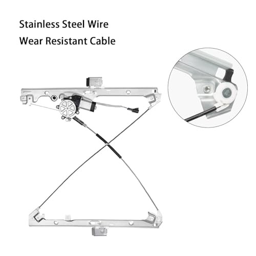 Front Left Driver Side Power Window Regulator with Motor Assembly, for 1999