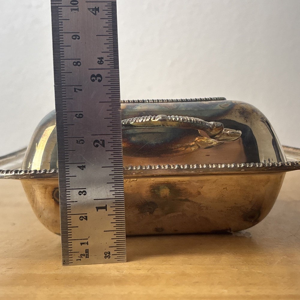 Crescent Silverware Covered Serving Dish 3139A