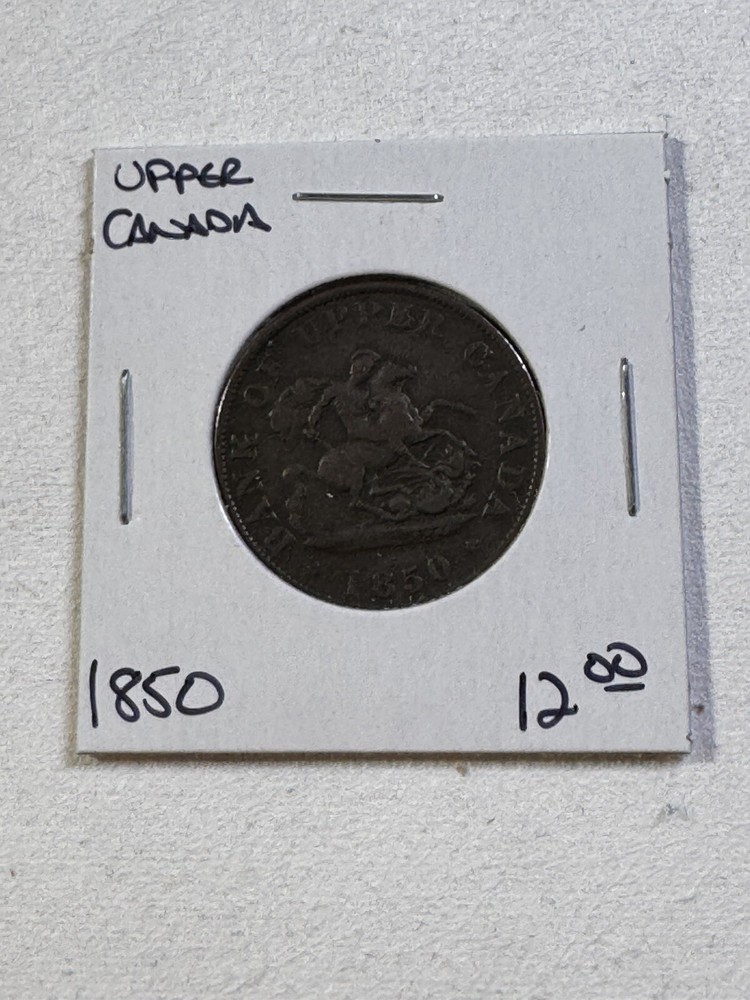 1850 Upper Canada 1/2 Penny