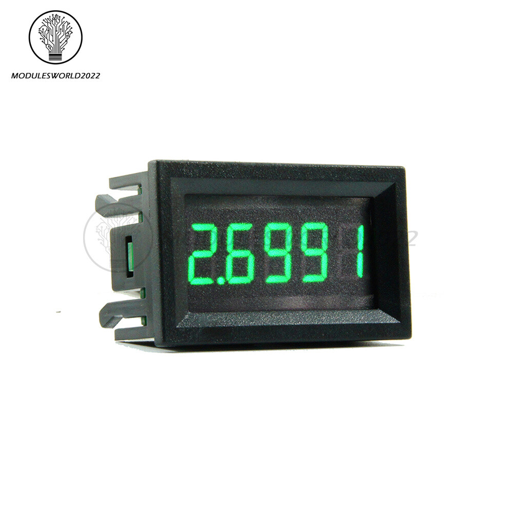0.36 "DC Digital Ammeter, 5 Digits, 0-3.00a / 0-5000 Ma, Real Panel Meter