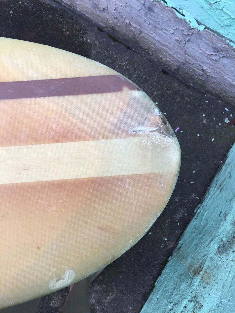 Vintage 1960s Hap Jacobs Longboard Surfboard 9' 5"