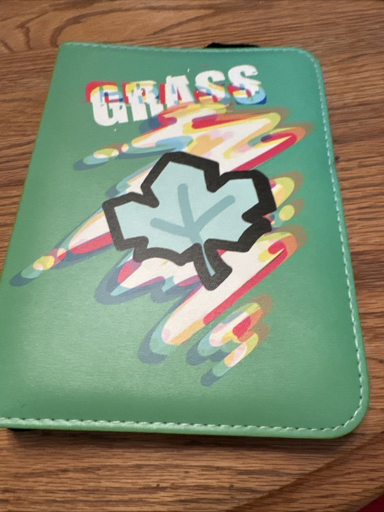 Tcgiants Grass Pokemon Card Binder New