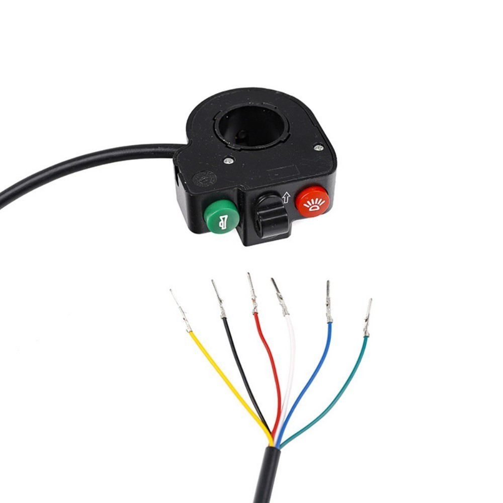 E-Bike Handlebar Switch Standard 22mm Fitment Size Three-in-One Functionality