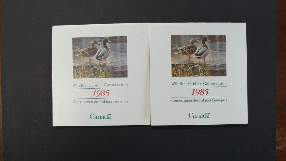 CANDA MINT NEVER HINGED DUCK STAMPS IN BOOKLETS FIRST FIVE YEARS