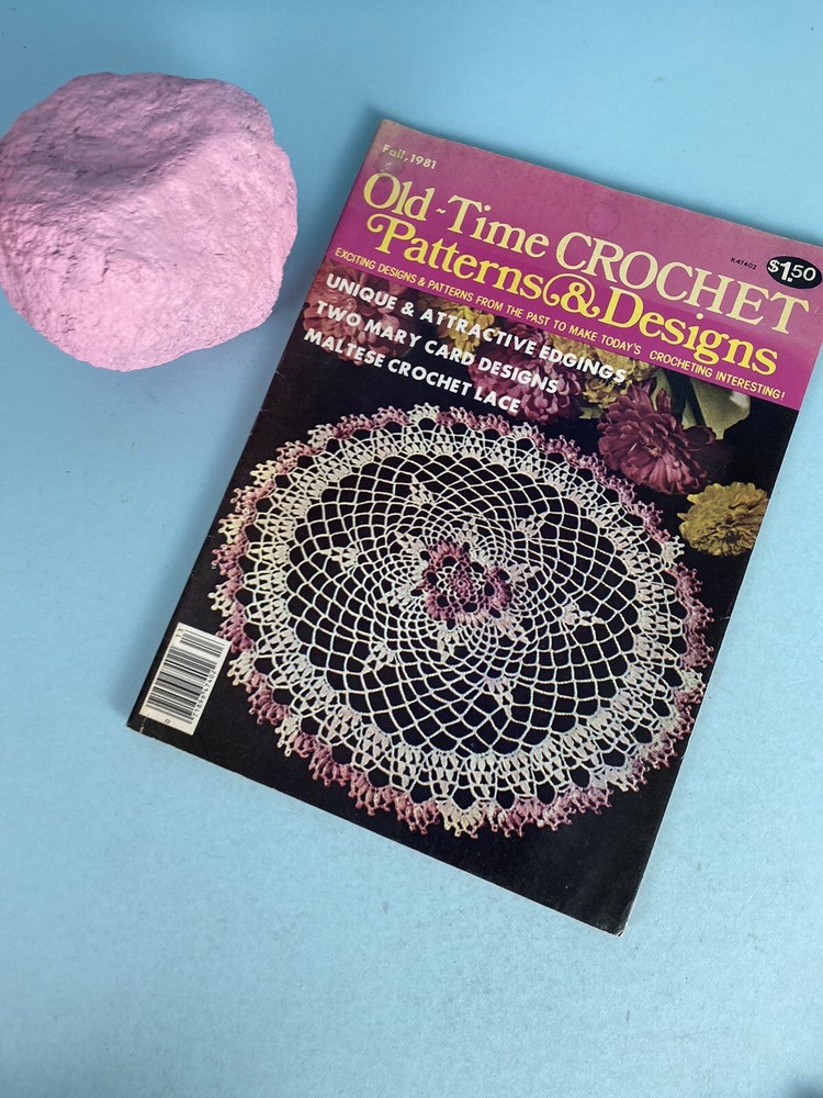 Vintage Old-Time Crochet Patterns & Designs Magazine ~ Fall 1981