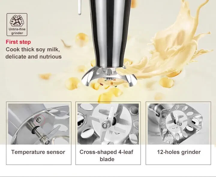 Joyoung Automatic, Multifunctional, Ultra-fine Grinding Soy Milk Maker Keep Warm