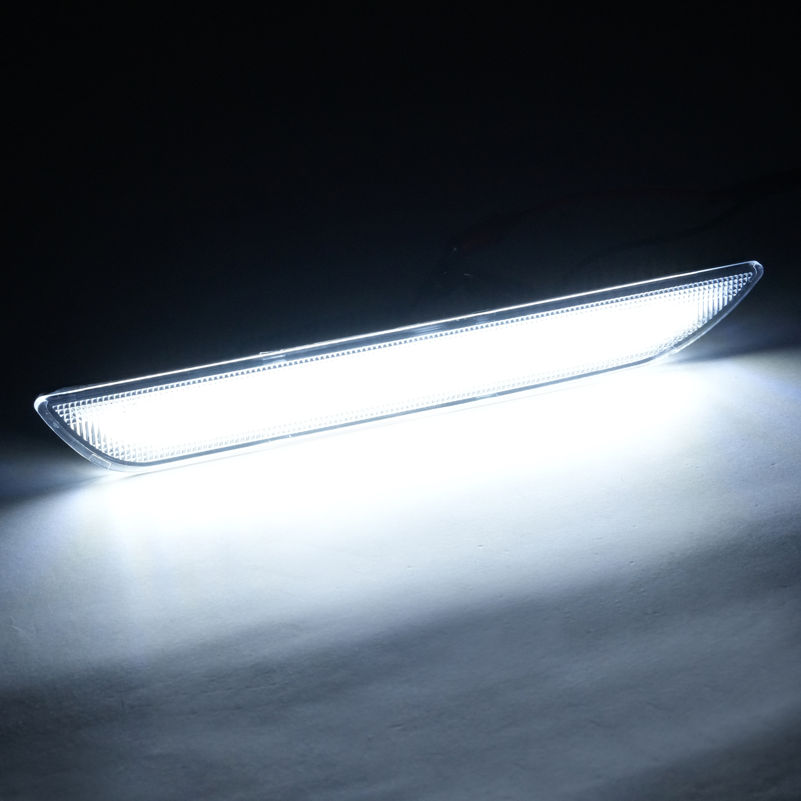 Rear Clear LED Side Marker Lights Bumper Lamps For Ford Mustang 2015-2023 LH&RH