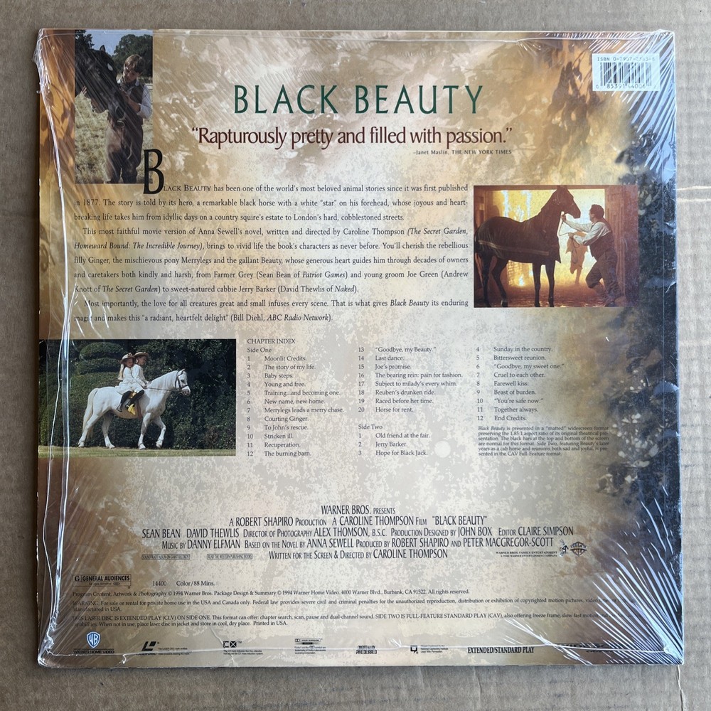 Black Beauty (Laserdisc, 1994)