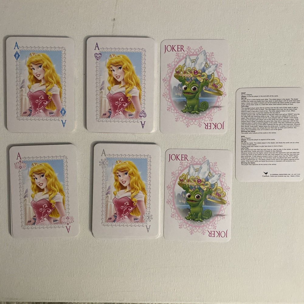 Disney Princess Jumbo Playing Cards