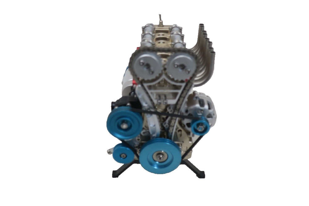 TECHING 4 Cylinder Engine KIT 1/3. DM13 Built Working Model
